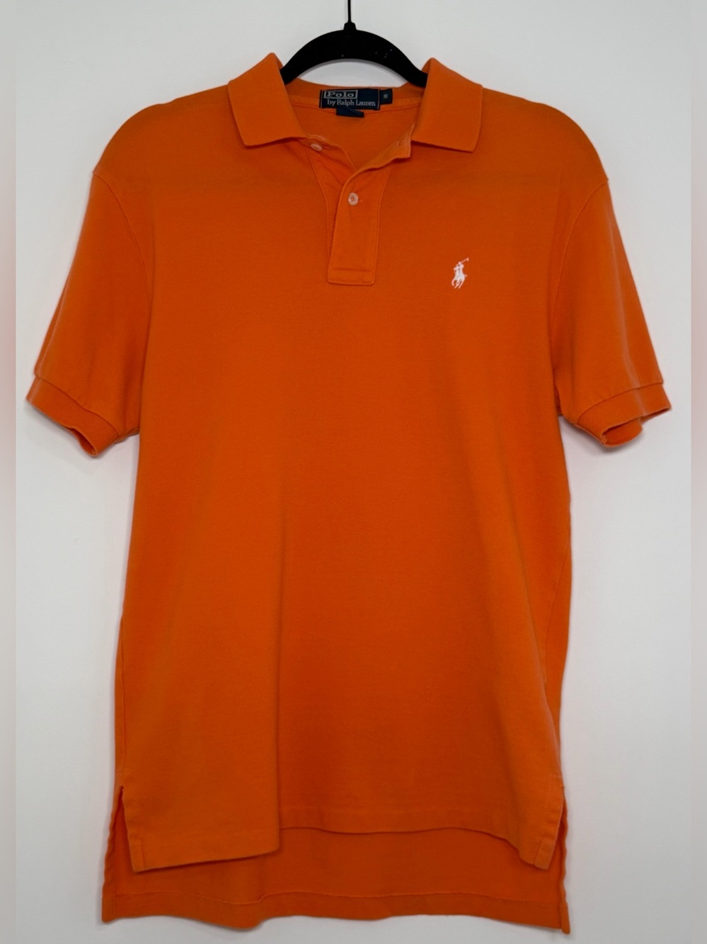 Polo Ralph Lauren Men’s Small Orange Cotton Polo Shirt Classic Pony